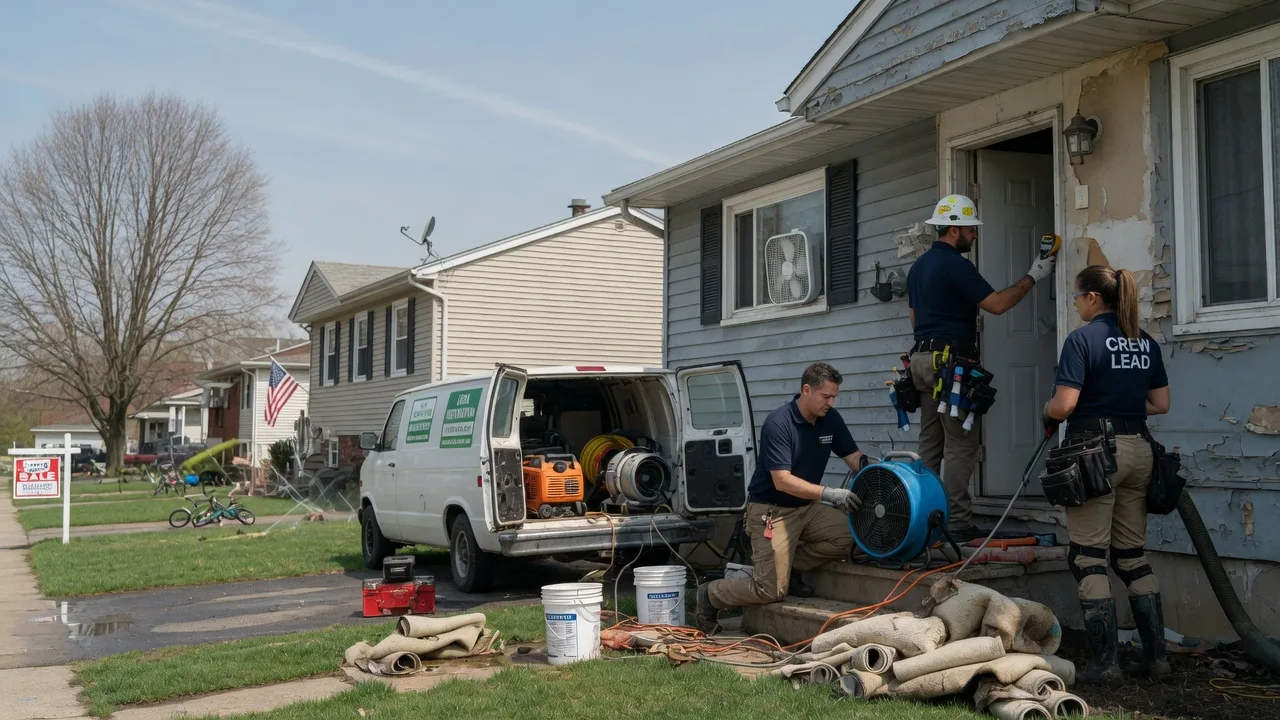 Flood Cleanup in Park Forest, IL near me